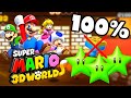 Mushroom 5 Back To Hands On Hall Super Mario 3D World Switch Wii U All Green Stars Stamp