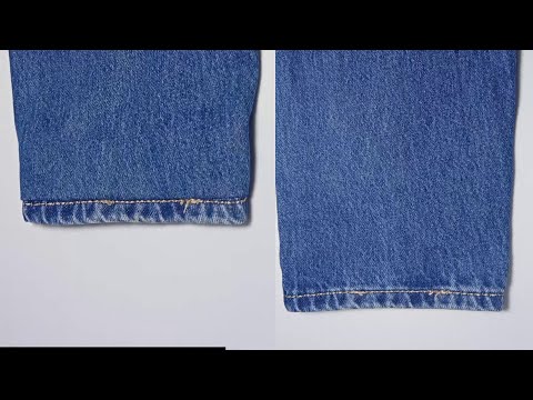 Mësoni si të shkurtoni xhinset me një buzë origjinale me dorë