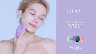FOREO LUNA™ 4: How to Massage for Firmer & More Elastic Skin