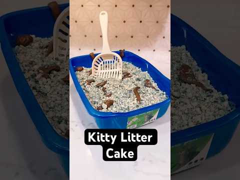 Kitty Litter Cake For Halloween Parties!