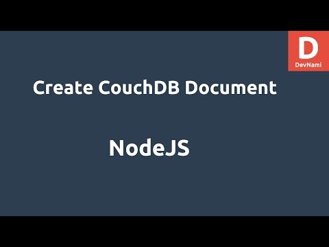 NodeJS CouchDB Create Document