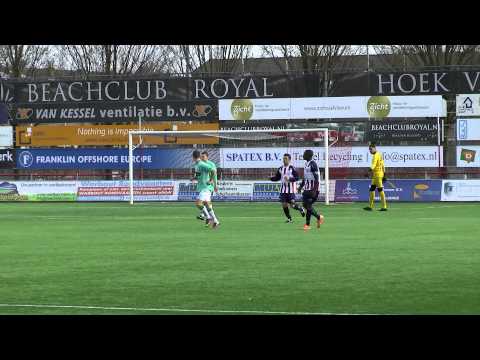 20140315 Excelsior Maassluis A1 - FC Dordrecht A1 (2-1)  1e Helft