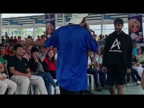 LA REPLICA FINAL - Eisone vs DARIO - Raperos hacen Freestyle en los Colegios - Yaguachi Ecuador