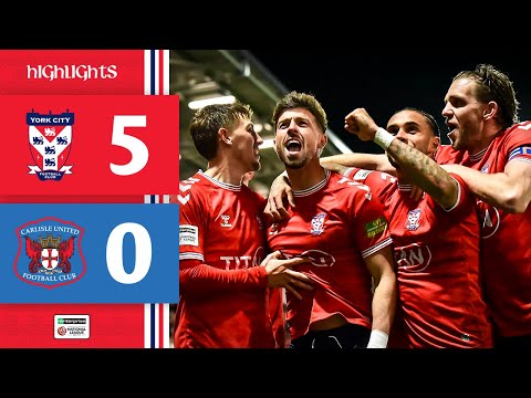 📺 Match Highlights | York City 5-0 Carlisle United | 2025/26