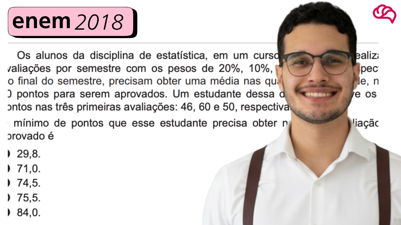 Resolução em Vídeo — Questão 166 ENEM 2018