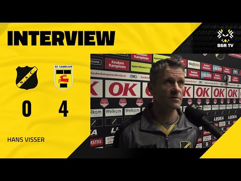 BSR TV: Hans Visser na NAC - Cambuur (0-4)