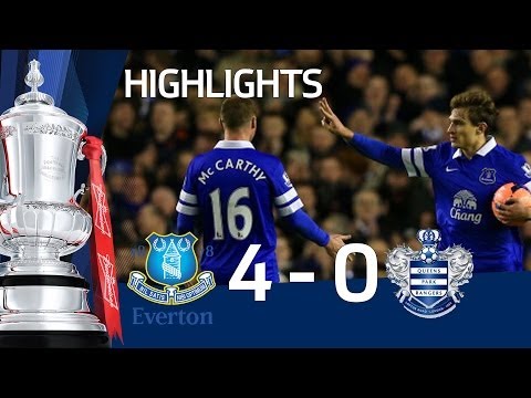 EVERTON vs QUEENS PARK RANGERS 4-0: Official Goals & Highlights FA Cup Third Round