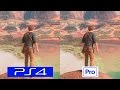 Uncharted 4 | PS4 VS PS4 PRO | GRAPHICS COMPARISON | Comparativa