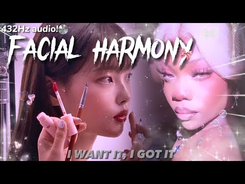 432Hz | Facial Harmony! Pretty face, Perfect proportions & More!