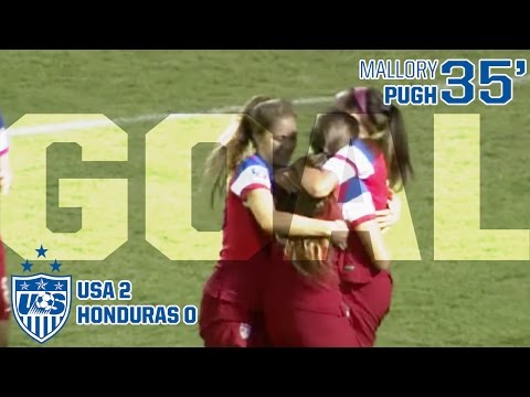 U-20 WNT vs. Honduras: Mallory Pugh Goal - Dec. 11, 2015