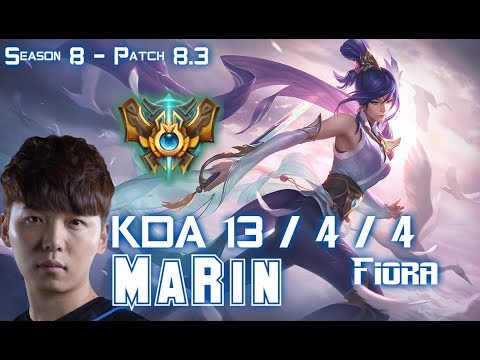 MaRin FIORA vs SINGED Top - Patch 8.3 KR Ranked