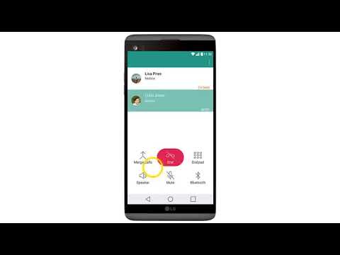 HOW TO MAKE A CONFERENCE CALL IN LG V20