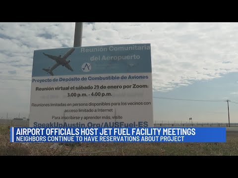 Neighbors still wary of new airport fuel storage construction