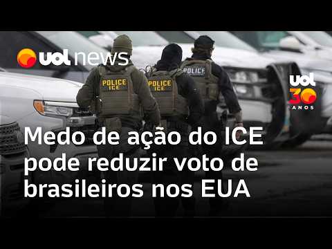 Autoridades temem queda de voto brasileiro nos EUA por medo de ação do ICE