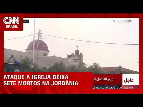 Ataque a tiros em igreja na Jordânia deixa ao menos 7 mortos | LIVE CNN