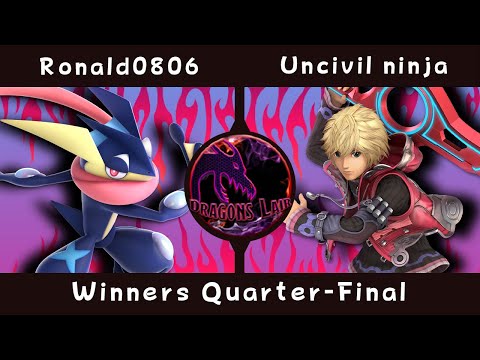 Dragon's Lair 101 - Ronald0806 (Greninja) vs. Uncivil ninja (Shulk/Corrin) - Winners Quarter-Final