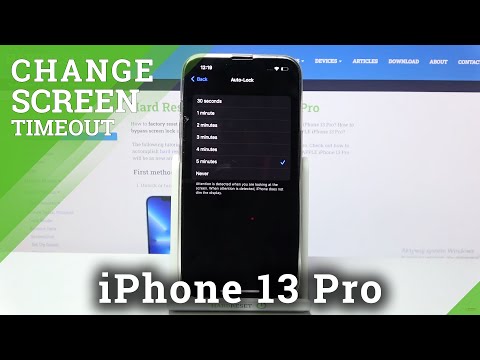 How to Change Screen Timeout on iPhone 13 Pro - Manage Sleep Time