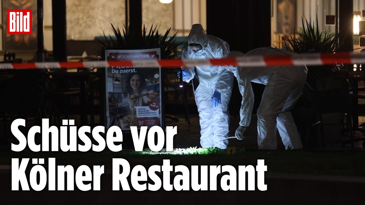 Schüsse in Köln: 41-Jähriger Mann vor Restaurant schwer verletzt – Verdächtiger festgenommen