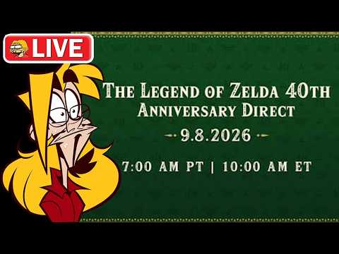 NINTENDO DIRECT LIVE - ZELDA EDITION 🔴Full Stream🔴 (9-8)