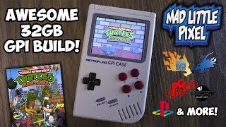 Retroflag GPi 32GB Build! OpenBOR, TMNT Rescue Palooza, PlayStation & More! RetroPie Image Review!