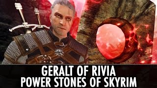Skyrim Mods: Geralt of Rivia Voiced Follower & Power Stones of Skyrim
