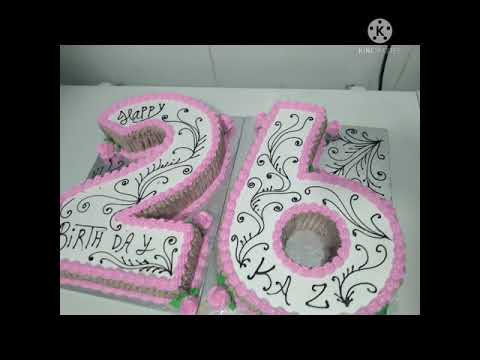 Chocolate Flavour 26 fresh cream cake Chef Faizan Azeem