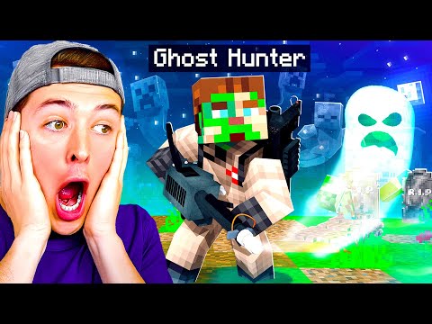 Becoming GHOST HUNTER in MINECRAFT!