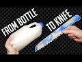 Making A Knife From A Milk Bottle