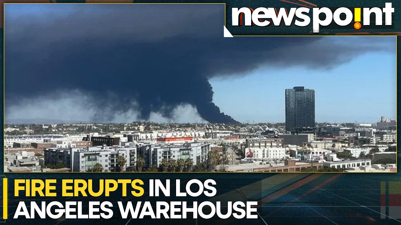 Los Angeles Fire: Massive Fire Erupts In Los Angeles Warehouse | WION Newspoint