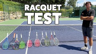 We tested Rafa's and Novak's racquets (and many more!)