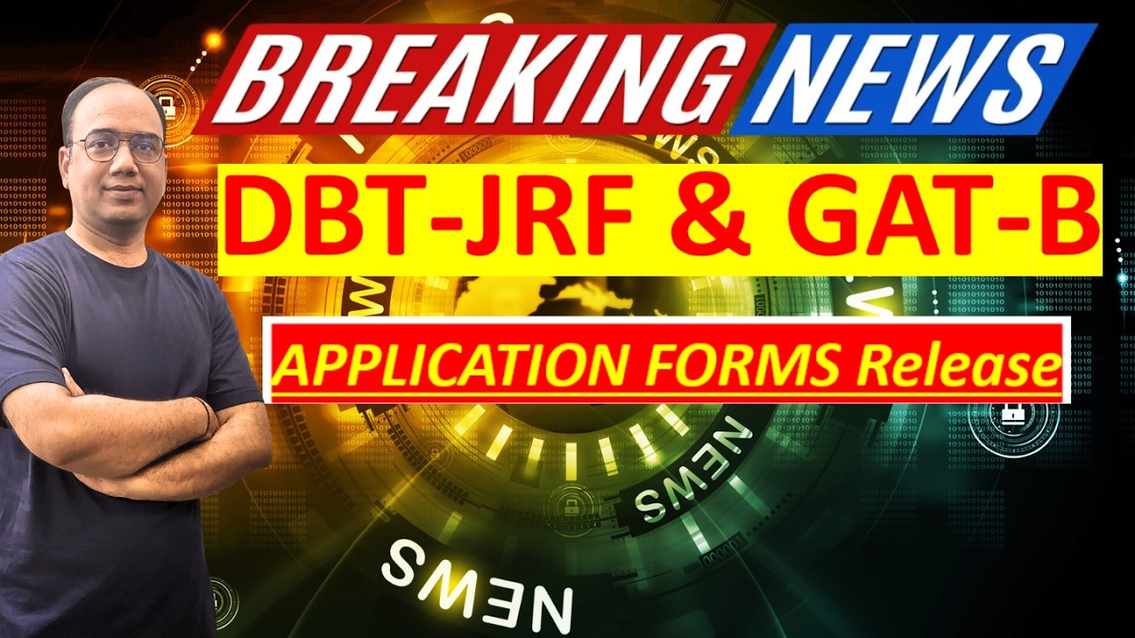 DBT-JRF and GAT-B 2026 APPLICATION FORMS OUT I NTA  # trending video # viral video #NTAdbtjrf