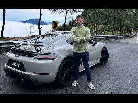 My Genting Hill Climb Experience in a Porsche 718 Cayman S!! POLICE STOP!