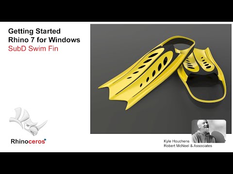 Getting Started with Rhino 7 for Windows - Build a Swim Fin with SubD