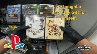 Packing a retro game order, with 2 holy grail PS2 games in it