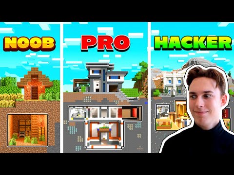 NOOB vs PRO vs HACKER: Hemmelig base! - Dansk Minecraft