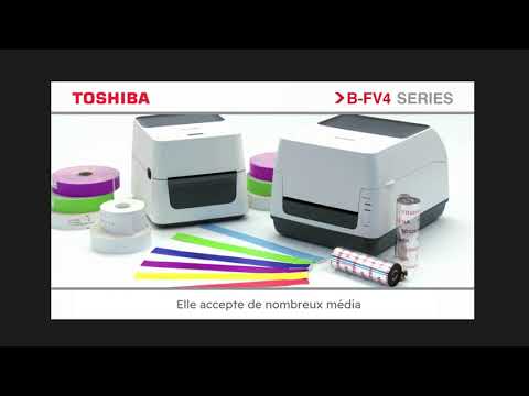 Modèle Toshiba B FV4, l'imprimante étiquettes flexible