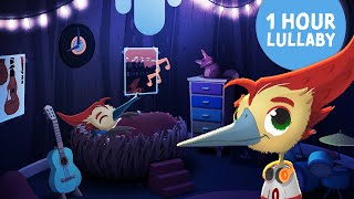 1 Hour Nighty Night Bedtime Lullaby 🎶 Nap with Dave the Woodpecker 🎶 Music for babies & toddlers