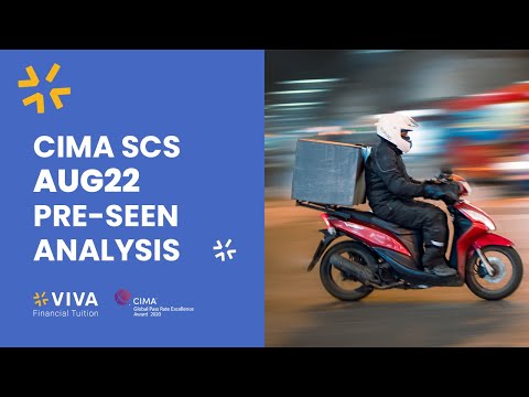 CIMA SCS August 2022 Pre-seen Analysis Part 1