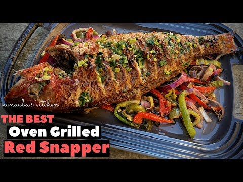 hOW TO MAKe The BeST OVen GRILLeD ReD SNAPPeR