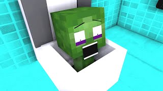 Monster School: ZOMBIE BECOMES SKIBIDI TOILET! - Minecraft Animation