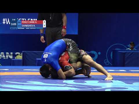BRONZE Men's GP No-Gi - 77 kg: A. PEREZ CARNE (ESP) v. A. SHAMSHIEV (KGZ)