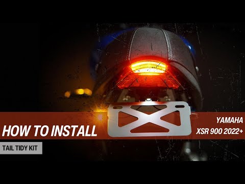 Brogue Moto XSR900 2022+ Tail Tidy (fender eliminator) Installation Video