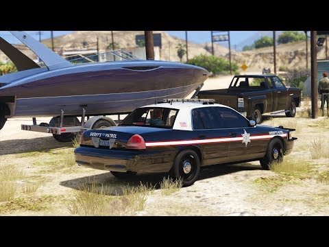 LSPDFR - Day 893 - Boat Trailer Accident