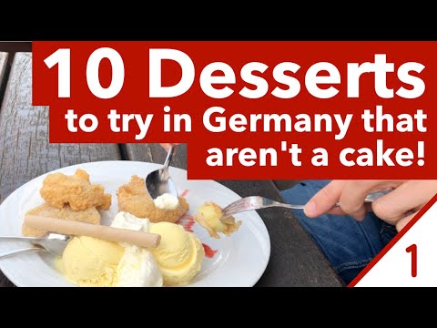 10 Traditional German Desserts Frankfurt - Part 1/ Famous German Desserts