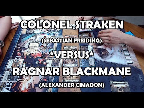 Colonel Straken versus Ragnar Blackmane - Warhammer 40,000: Conquest