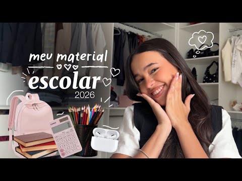 MY SCHOOL SUPPLIES 2026📚🎀✨