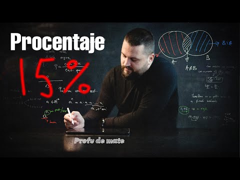 Cum calculam un procentaj?