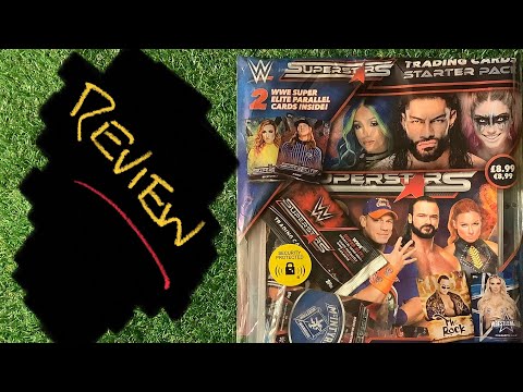 Topps WWE Superstars Trading Card Starter Pack 2021  (Review)