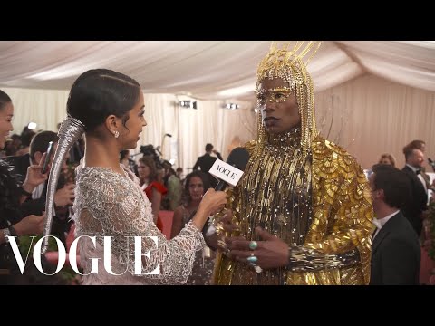 Billy Porter on Bringing Respect Back to Camp | Met Gala 2019 With Liza Koshy | Vogue Video