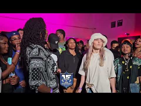 MISS VICIOUS BACK TO BACK HAYMAKERS VS CIN DA POET AT WTBL PRIME TIME FEMALE TOURNAMENT 